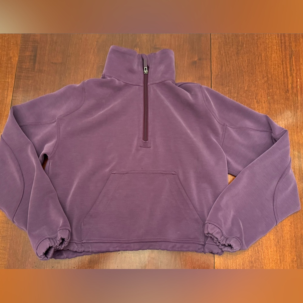 Lululemon Purple Half-Zip Crop Pullover
Size 0
